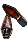 Shop_Artimen_Brown Hand Sprayed Oxfords _Online_at_Aza_Fashions