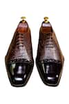 Shop_Artimen_Brown Handcrafted Brogue Oxfords _at_Aza_Fashions