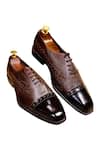 Buy_Artimen_Brown Handcrafted Brogue Oxfords _Online_at_Aza_Fashions