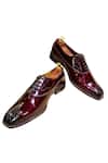 Buy_Artimen_Maroon Handcrafted Derby Brogues _at_Aza_Fashions