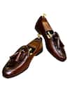 Buy_Artimen_Brown Plain Tassel Loafers _at_Aza_Fashions