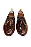 Shop_Artimen_Brown Plain Tassel Loafers _at_Aza_Fashions