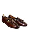 Artimen_Brown Plain Tassel Loafers _Online_at_Aza_Fashions