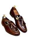 Buy_Artimen_Brown Plain Tassel Loafers _Online_at_Aza_Fashions