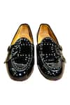 Shop_Artimen_Black Double Strap Monk Shoes  _at_Aza_Fashions