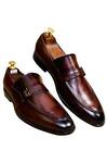 Buy_Artimen_Brown Buckle Loafer _Online_at_Aza_Fashions