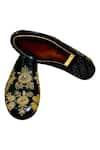 Shop_Artimen_Black Embellished Loafers  _Online_at_Aza_Fashions