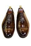 Shop_Artimen_Brown Leather Lace Up Shoes  _at_Aza_Fashions