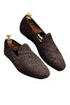 Buy_Artimen_Brown Woven Textured Loafers  _Online_at_Aza_Fashions