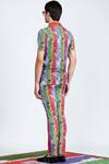 Shop_Shivan & Narresh_Multi Color Jersey Printed Shirt _at_Aza_Fashions