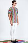 Buy_Shivan & Narresh_Multi Color Jersey Printed T-shirt _at_Aza_Fashions