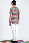 Shop_Shivan & Narresh_Multi Color Jersey Printed T-shirt _at_Aza_Fashions
