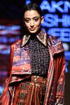 Rajdeep Ranawat_Red Satin Printed Jacket_Online_at_Aza_Fashions