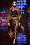 Buy_Rajdeep Ranawat_Yellow Silk Printed Jacket _at_Aza_Fashions