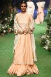 Pooja Shroff_Pink Chanderi Anarkali Set_Online_at_Aza_Fashions