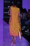 Shop_Kanelle_Orange Cotton Embroidered Dress_at_Aza_Fashions