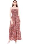 Shop_Soup By Sougat Paul_Maroon Net, Malaysian Silk Square Neck Printed Jumpsuit With Jacket _Online_at_Aza_Fashions