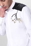 Buy_Noonoo_White Cotton Poplin Embellished Shirt _Online_at_Aza_Fashions