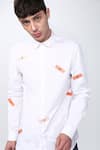 Buy_Noonoo_White Cotton Poplin Embellished Shirt _Online_at_Aza_Fashions