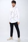 Buy_Noonoo_White Cotton Poplin Embroidered Shirt For Men_at_Aza_Fashions