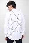 Shop_Noonoo_White Cotton Poplin Embroidered Shirt For Men_at_Aza_Fashions