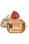 Shop_Confluence_Multi Color Swarovski Crystals Ring_at_Aza_Fashions