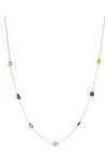 Shop_Confluence_Multi Color Swarovski Crystals Necklace_at_Aza_Fashions