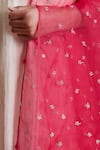 Shop_Shades Of India_Pink Silk Dupatta_at_Aza_Fashions
