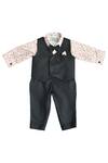 Buy Fayon Kids Peach Suiting Cotton Printed Pant Set at Aza Fashions Buy_Fayon Kids_Peach Suiting Cotton Printed Pant Set _at_Aza_Fashions