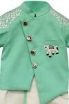 Fayon Kids Green Cotton, Silk Embroidery Dhoti Pant Set Online at Aza Fashions Fayon Kids_Green Cotton, Silk Embroidery Dhoti Pant Set _Online_at_Aza_Fashions