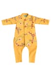Buy Fayon Kids Yellow Cotton, Silk Embroidery Kurta Set at Aza Fashions Buy_Fayon Kids_Yellow Cotton, Silk Embroidery Kurta Set _at_Aza_Fashions