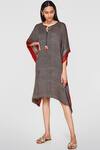 Buy_Grassroot By Anita Dongre_Ajrakh Kaftan Dress_at_Aza_Fashions