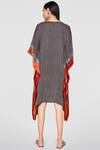Shop_Grassroot By Anita Dongre_Ajrakh Kaftan Dress_at_Aza_Fashions