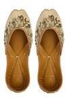 Buy_House Of Vian_Beige Embellishment Juttis_at_Aza_Fashions