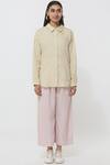Buy_Anavila_Beige Linen Shirt_Online_at_Aza_Fashions