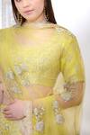 Shop_Shyam Narayan Prasad_Yellow Silk Round Embellished Lehenga Set _Online_at_Aza_Fashions