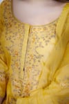 Shyam Narayan Prasad_Yellow Embroidered Lehenga Set _at_Aza_Fashions
