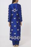 Shop Shyam Narayan Prasad Blue Chanderi Embroidered Kurta Set at Aza Fashions Shop_Shyam Narayan Prasad_Blue Chanderi Embroidered Kurta Set_at_Aza_Fashions