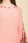 Buy_Nikasha_Peach Crepe Round Chevron Kaftan Skirt Set _Online_at_Aza_Fashions