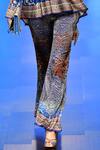 Shop Rajdeep Ranawat Blue Printed Flared Pants at Aza Fashions Shop_Rajdeep Ranawat_Blue Printed Flared Pants_at_Aza_Fashions