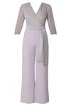 Buy_Platinoir_Grey Heavy Crepe Embellished Jumpsuit_Online_at_Aza_Fashions