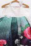 Pinkcow designs pvt ltd_Multi Color Cotton, Silk, Crepe Quilted Floral Gown _Online_at_Aza_Fashions