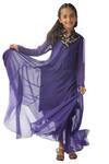 Buy_Kommal Sood_Purple Georgette Embroidery Asymmetric Layered Dress_Online_at_Aza_Fashions
