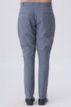 Gaurav Katta_Grey Cotton Block Print Jodhpuri Pants _Online_at_Aza_Fashions