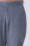 Buy_Gaurav Katta_Grey Cotton Block Print Jodhpuri Pants _Online_at_Aza_Fashions