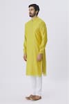 Buy Gaurav Katta Green Silk Kurta Online at Aza Fashions Buy_Gaurav Katta_Green Silk Kurta _Online_at_Aza_Fashions