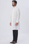 Buy_Gaurav Katta_White Linen Kurta_Online_at_Aza_Fashions