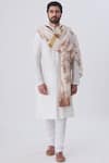 Buy_Gaurav Katta_White Chanderi Tie And Dye Stole _Online_at_Aza_Fashions