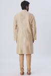 Shop_Kommal Sood_Beige Cotton Silk Kurta Set  _at_Aza_Fashions