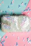 Buy_Ara Studio_Blue Sequins, Bugle Beads Embellished Clutch_at_Aza_Fashions